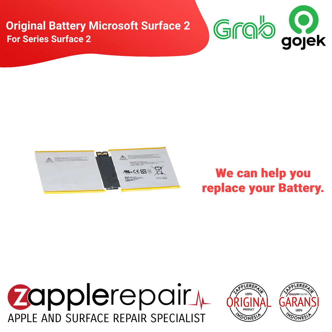 Original Baterai Surface 2 For Series Surface 2
